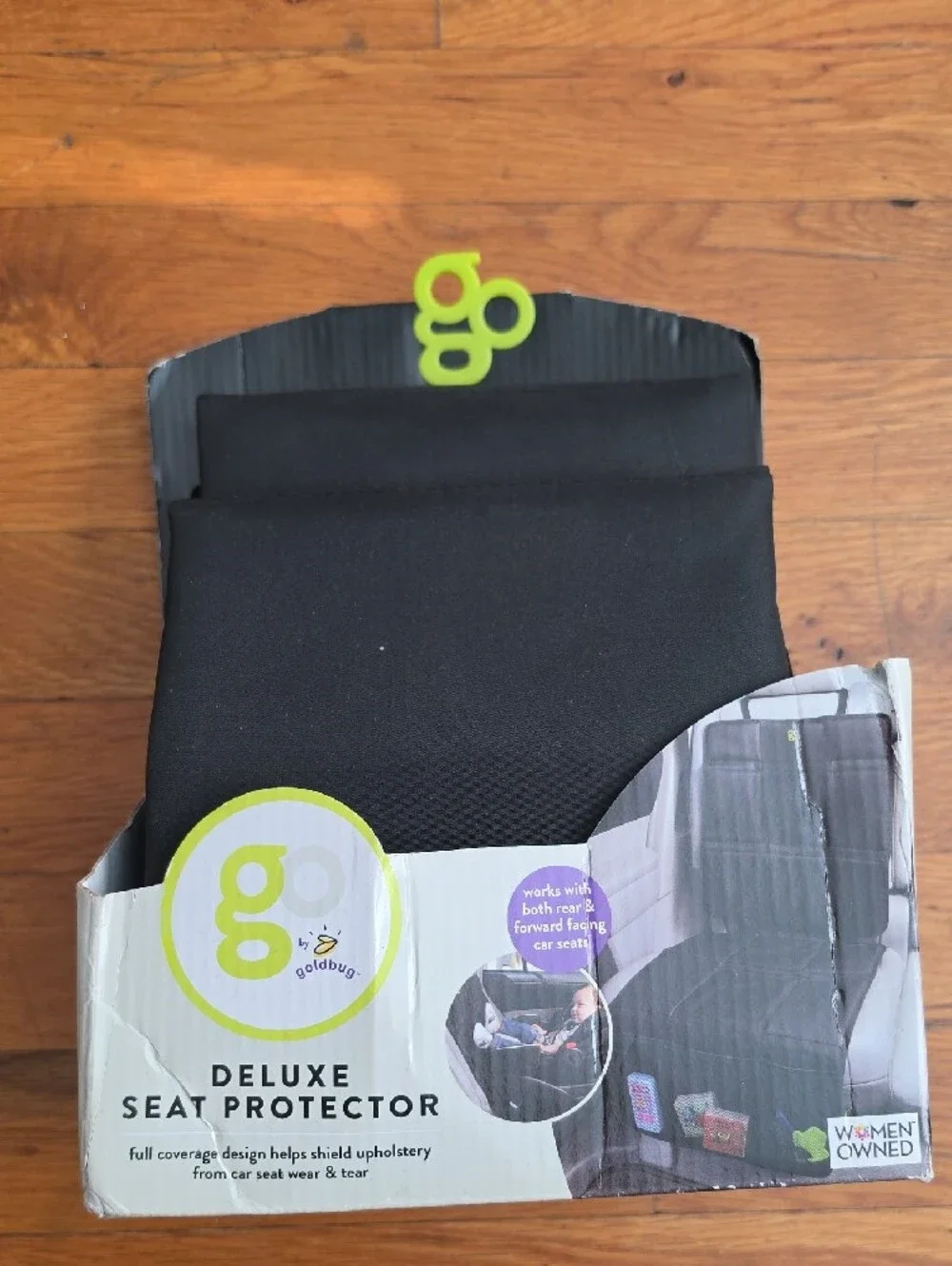 Black Seat Protector Pads - Deluxe Car Seat Protectors